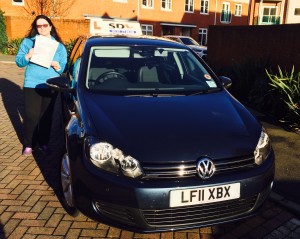 Shrewsbury driving lessons student