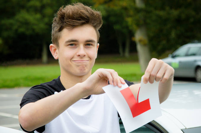 Learner Driver passed his driving test